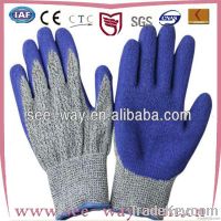 2013 Hot Protective Latex Hhpe Safety Glove