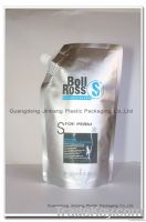 Spout pouch for packing alcohol