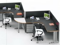 Modern office partition, office workstation