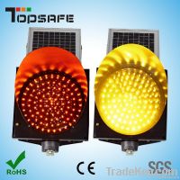 Factory Solar LED Yellow Falsh Light with SGS Approved