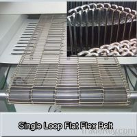 SS304 single loop Flat Flex conveyor belt