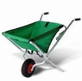 Folding Wheelbarrow with 30kg Loading Capacity, Made of Aluminum