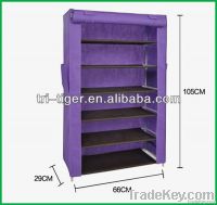 6 Tier Non-woven Shoe Cabinet