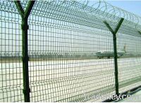 Dazzle-Airport fence