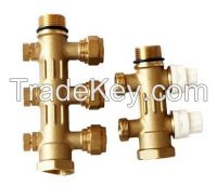 Practical 180 Degree 3 Exit Forged Brass Manifolds