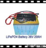 Power Battery for Motorcycle/Golf Cart 36V 20ah LiFePO4