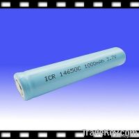 Rechargeable Lithium Ion Battery for Flash Light  3.7V 14650 1000mAh