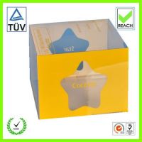 Custom clear plastic box with printing