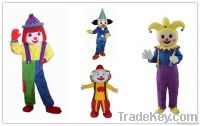 carnival clown mascot costume