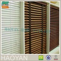 Wood venetian blinds