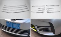 Toyota Corolla 2017 Chrome Lower Front Grille Trims / Front Fog Lamp Covers