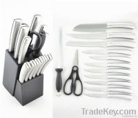 Stainless steel kitchen knife set