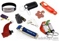 16GB Leather USB Flash Drive , Hot Printing Leather USB Disk 1GB, Leat