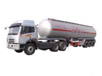 China Tank factory Stainless steel tank semi trailer loading water/petrol/gasoline