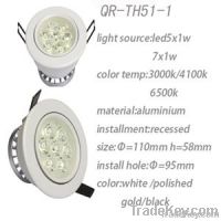 led down light led ceiling lamps 5w 7w