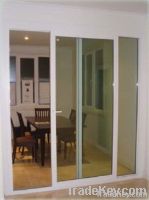 pvc double glazing sliding glass window
