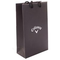 Printed Cheap Promotional Paper Shopping Bag with Satin Handles