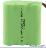 Ni-MH Rechargeable Battery Pack (3.6V AA 1000mAh)