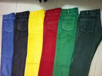 High Quality Color Denim Jeans