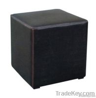 PU square footstool