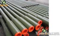 Integral heavy weight drill pipe