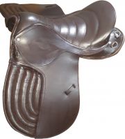 Genuine imported leather jumping horse Icelandic saddle with rust proof fitting 