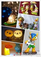 cartoon table/desk lamp & crafts