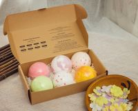 Hot Sale 6PCS Natural Ingredient bath Salts Ball SPA Moisturizing Fizzy Bath fizzer