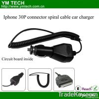 Car Charger For Iphone with 30P Connector