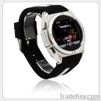 fashion watch silicone shining watch phone with spy camera high qulity