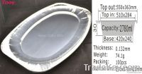 Disposable Aluminum Oval Tray