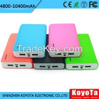 4800-10400mah new portable power bank for digital camera for ipad