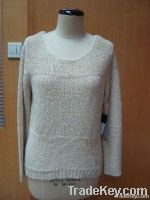 sweater factory in China   women's sweater, round-neck longsleeve , knitwear, stripes