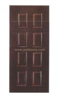  8 Panel Steel Door With PVC Laminated