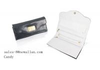 Elegant jewelry pounch with metal plate