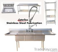 Stainless Steel Fabrication: Sink/Work Table/Wall Shelf