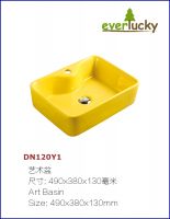 Colored Washroom Sink DN120Y1