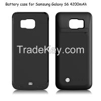 4200mAh Rechargeable Battery Case for Galaxy S6