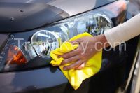 300gsm 80 polyester 20 polyamide microfiber cloth for car cleaning