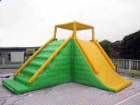 inflatable sticking together water slide