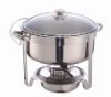 FL 835-GL Round buffet chafer/ glass lid chafing dish/buffet warmer