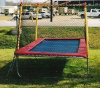 Texas Competitor 17 x 9 Rectangular Trampoline with Enclosure