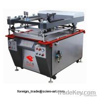 large size sheet flat screen printing machine