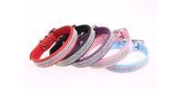 Pu Dog Collar (Beaded)