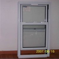 Galuminium American style single hung window , double hung window, vertical sliding window