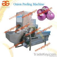Onion peeling machine