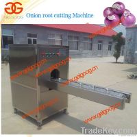 Onion root cutting machine