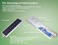 all in one solar led street light 15W