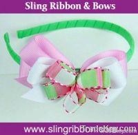 Ribbon Flower Bow Accessory Kids Hairbands