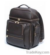 men's leather backpack